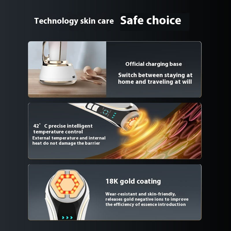 Household Ultrasonic Face EMS Micro-current Eye Beauty Instrument