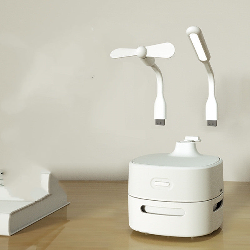 Mini Fan Vacuum Cleaner For Creative Student Home
